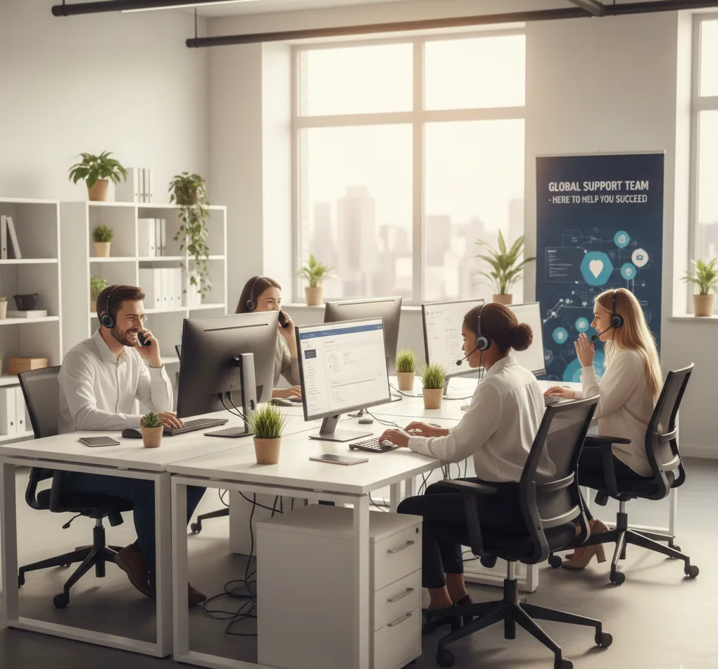 Customer support team