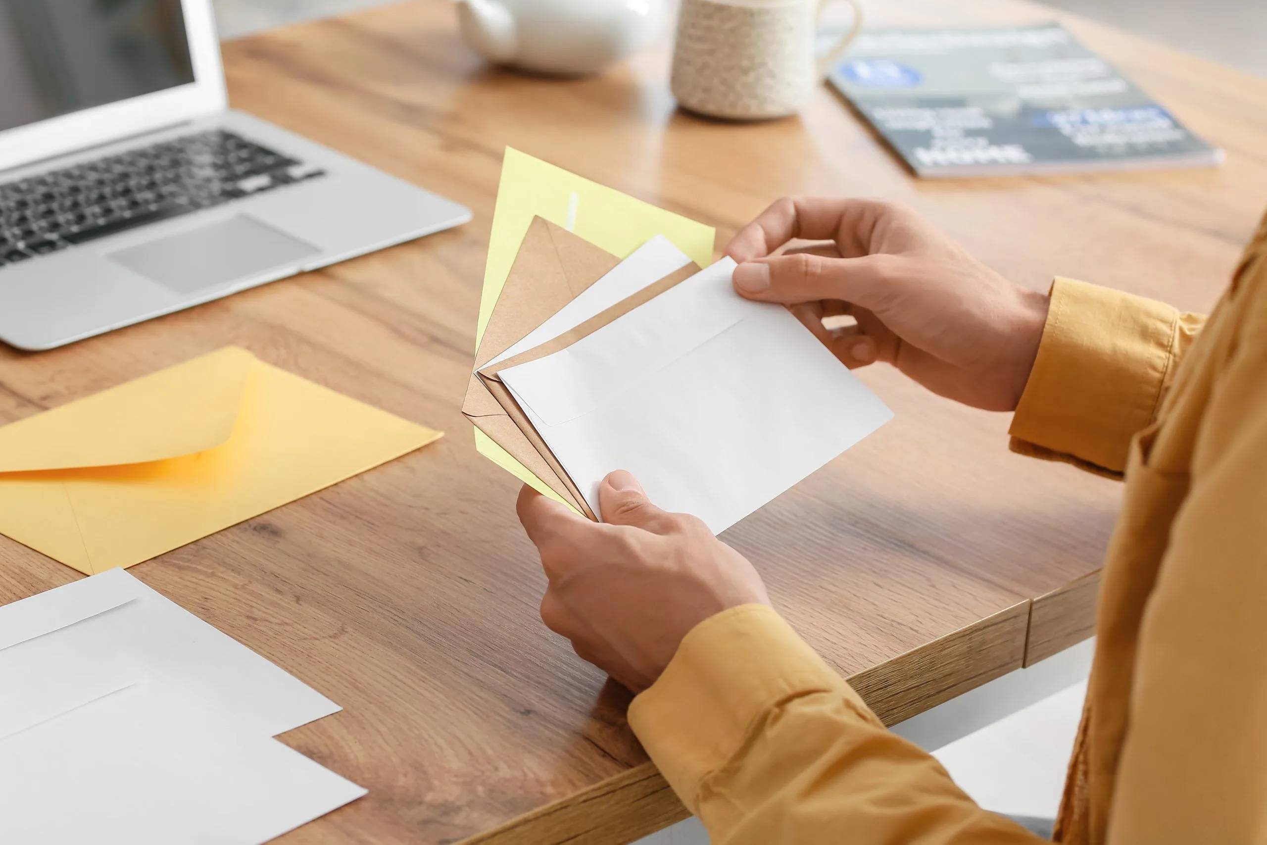 Direct mailing marketing materials