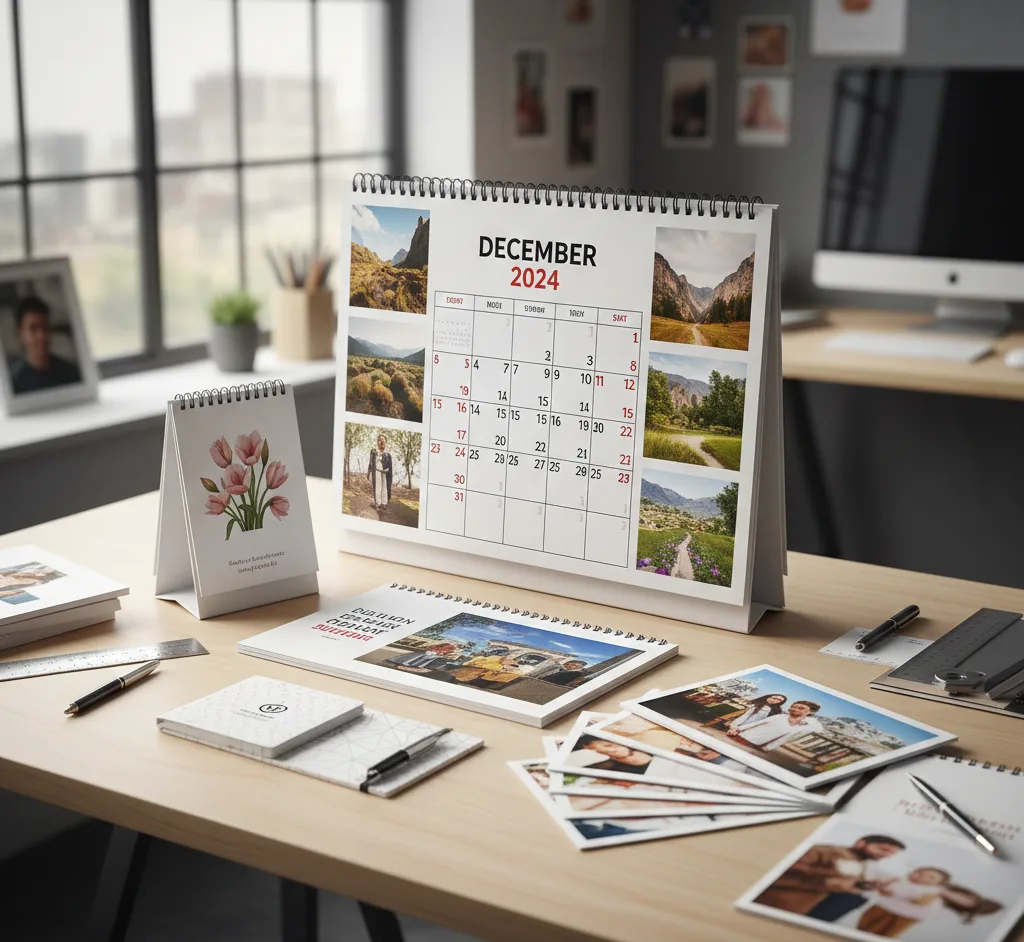 Custom printed calendar